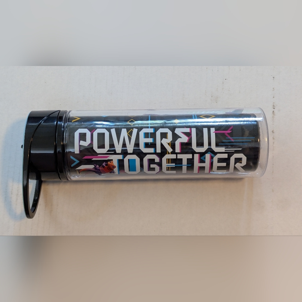 Disney Powerful Together NWT Black and Silver Tumbler